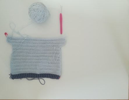 Jersey de ganchillo de bebé de talla de 6 a 9 meses